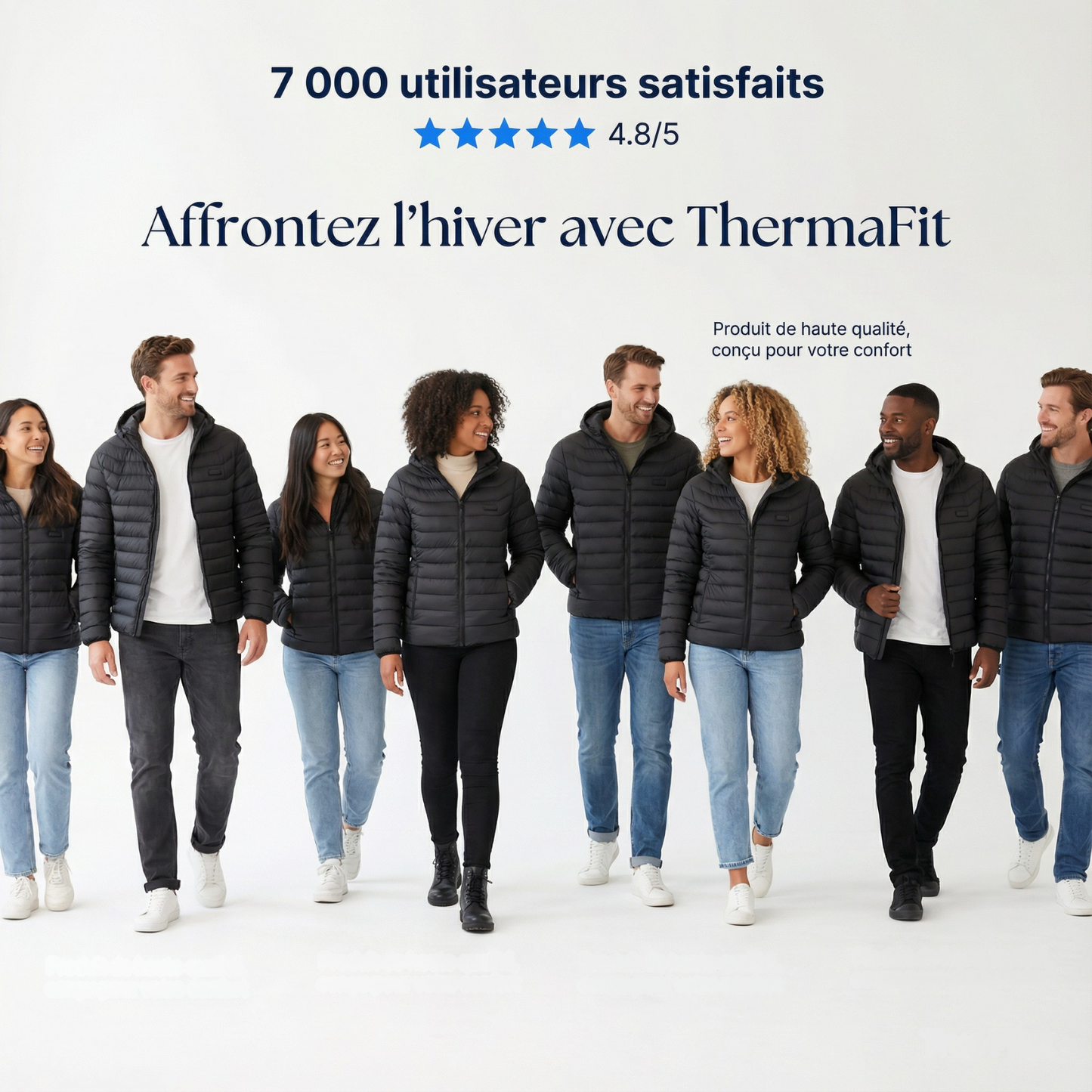 ThermaFit : Veste chauffante unisexe